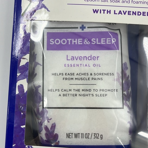 DR TEALS Soothe and Sleep Epsom Salt Soak and Foaming Bath with Lavender Set - Picture 4 of 11